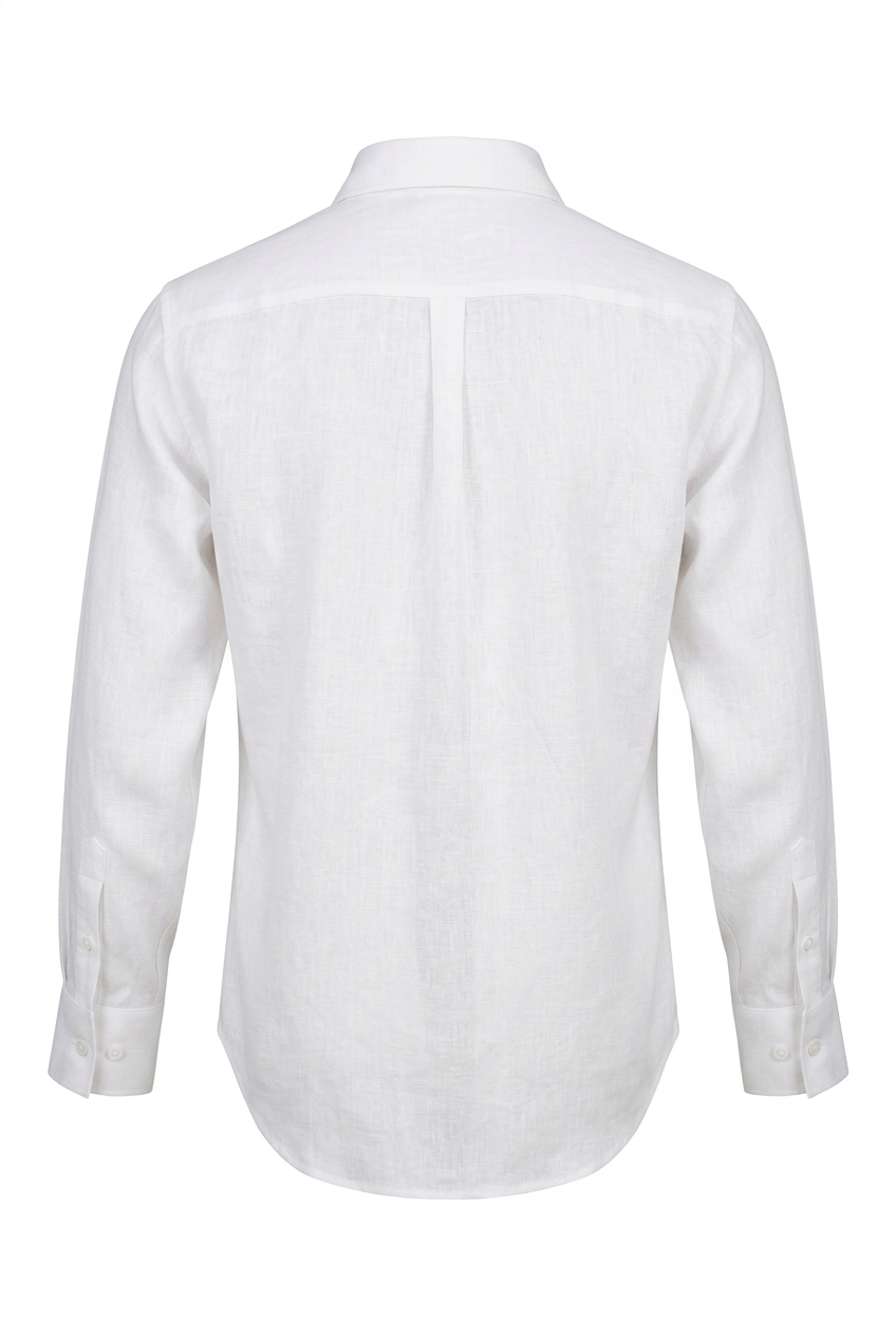French White Linen Shirt