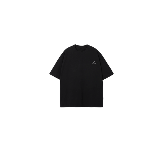 Black LC Oversized Logo T-Shirt